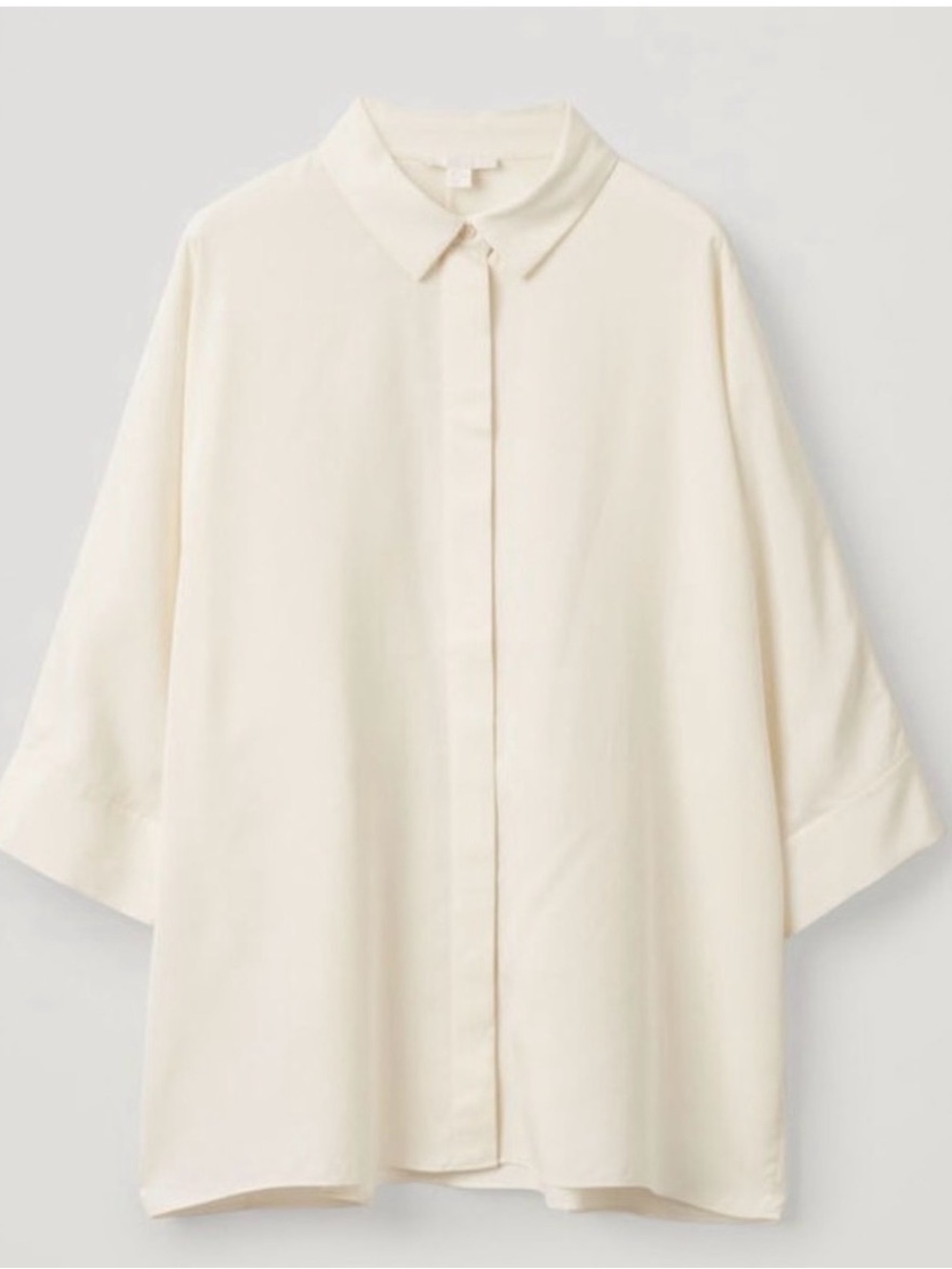 COS Draped Wide-Fit Shirt - Picture 2 of 5